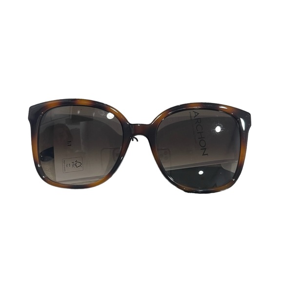 Salvatore Ferragamo 56mm Square Brown Designer Sunglasses
